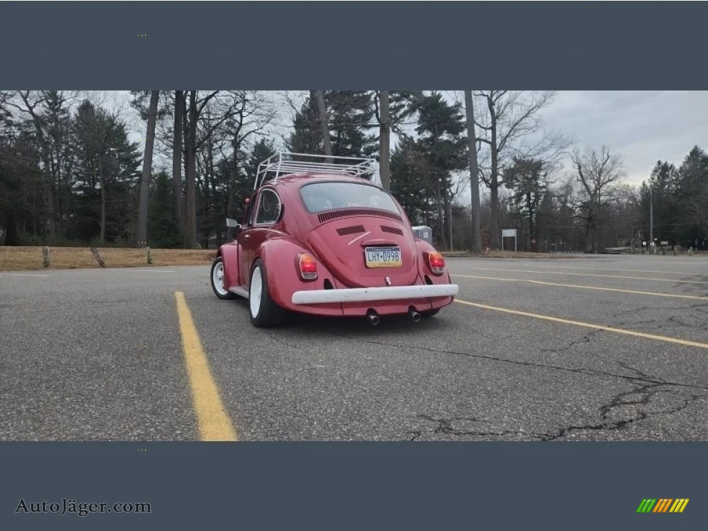 1974 Beetle Coupe - Candy Apple Red / Red/White photo #24