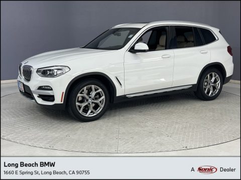 Alpine White 2020 BMW X3 sDrive30i