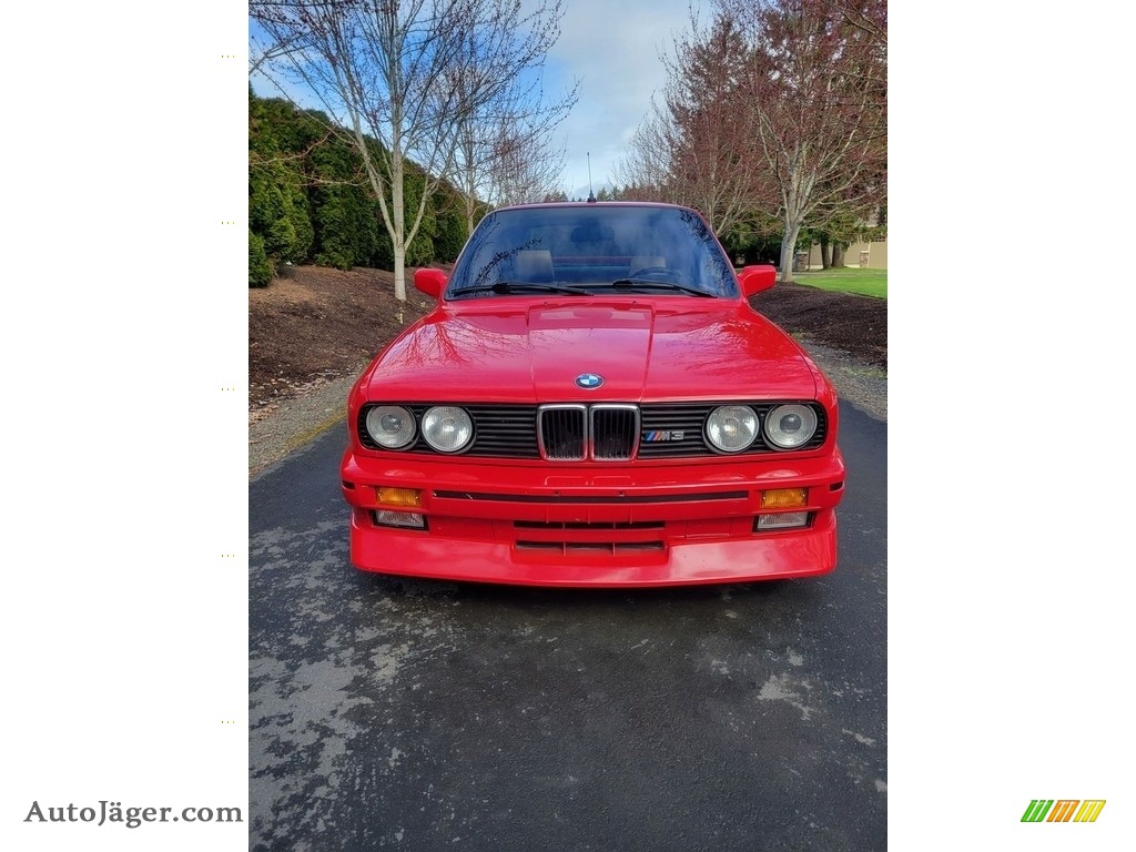 1989 M3 Coupe - Brilliant Red / Tan photo #14