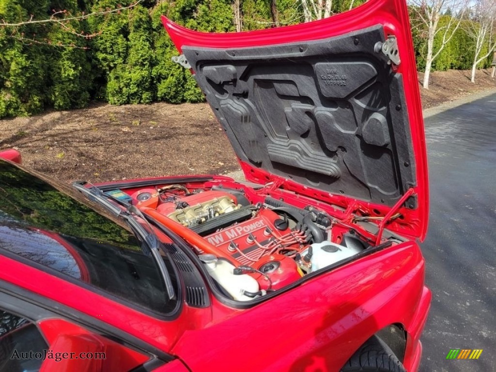 1989 M3 Coupe - Brilliant Red / Tan photo #15