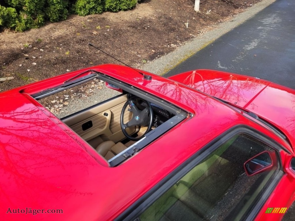 1989 M3 Coupe - Brilliant Red / Tan photo #23