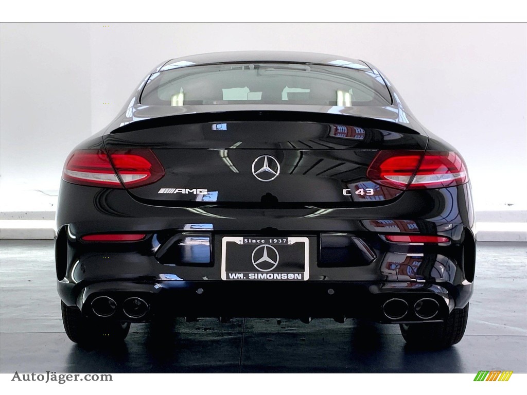 2023 C 43 AMG 4Matic Coupe - Black / Cranberry Red photo #3