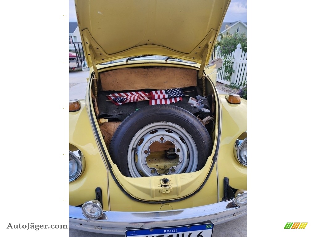 1973 Beetle Coupe - Texas Yellow / Beige photo #7