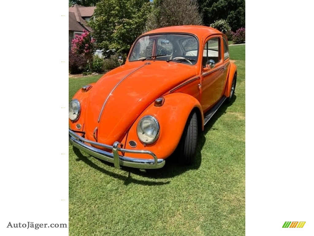 Orange / Beige Volkswagen Beetle Coupe