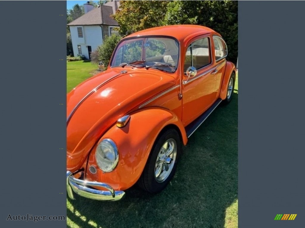 1966 Beetle Coupe - Orange / Beige photo #2