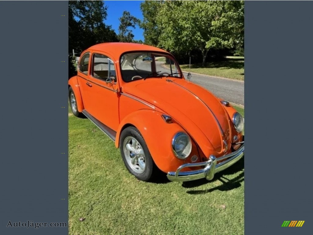 1966 Beetle Coupe - Orange / Beige photo #3