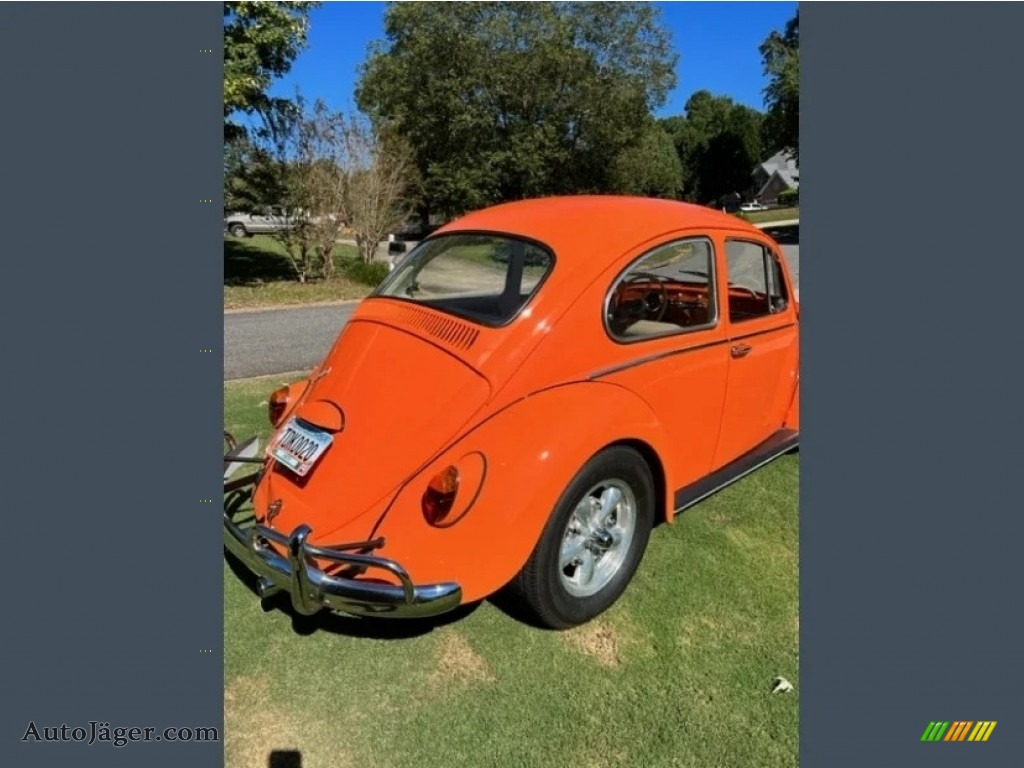 1966 Beetle Coupe - Orange / Beige photo #4