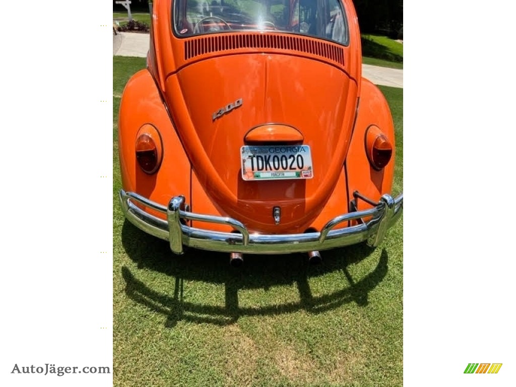 1966 Beetle Coupe - Orange / Beige photo #12