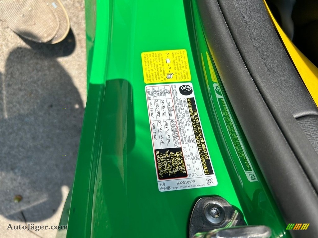 2023 911 Carrera Coupe - Python Green / Black photo #13