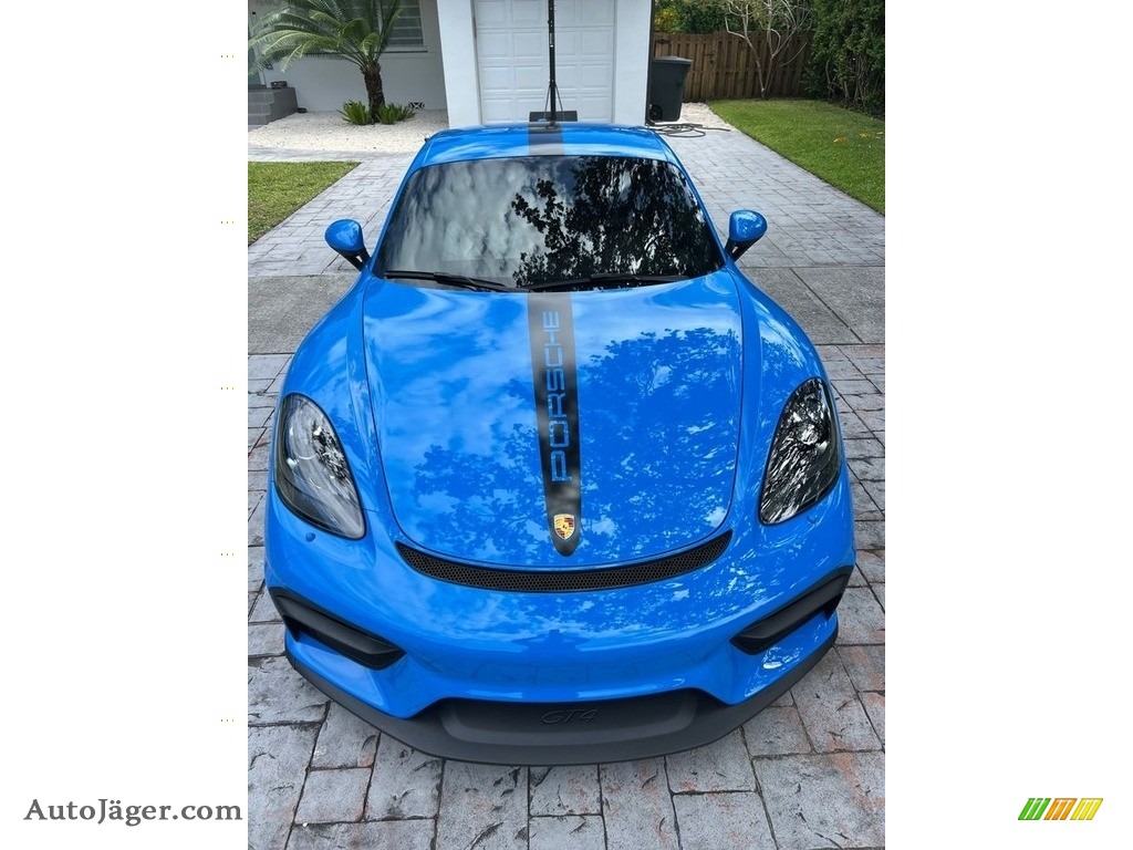 2023 718 Cayman GT4 - Shark Blue / Black photo #5
