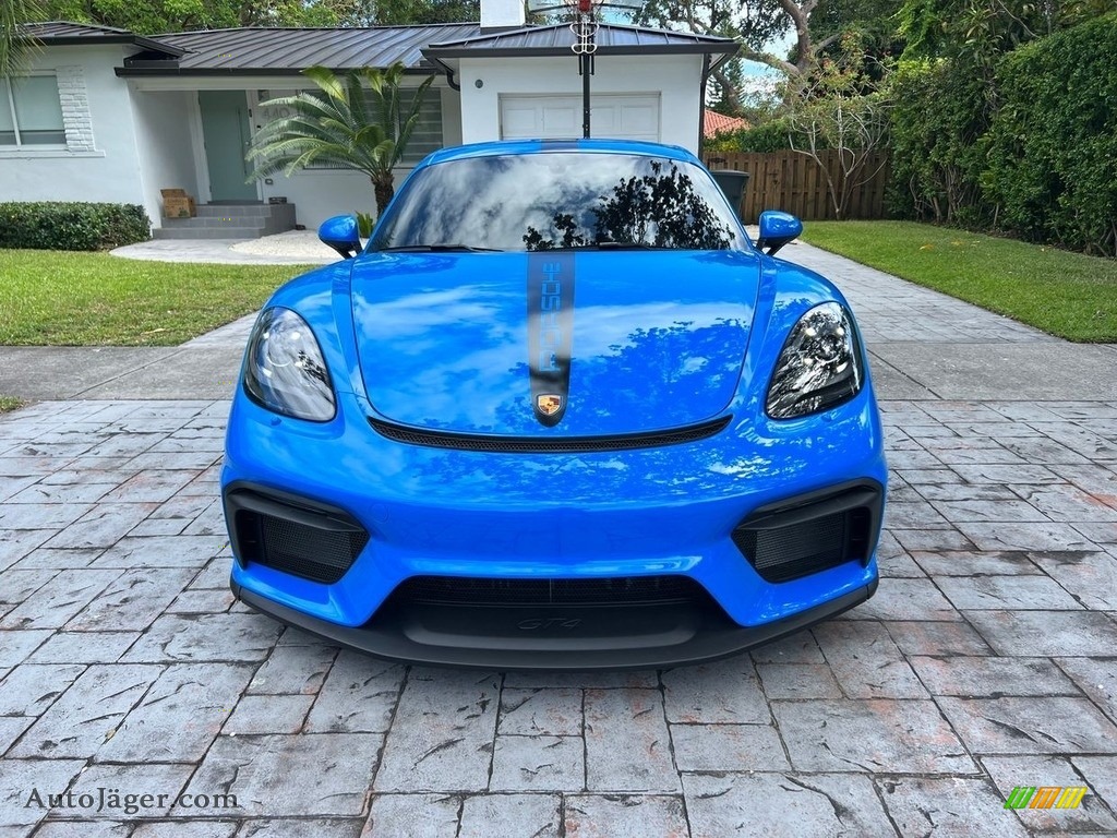 2023 718 Cayman GT4 - Shark Blue / Black photo #6