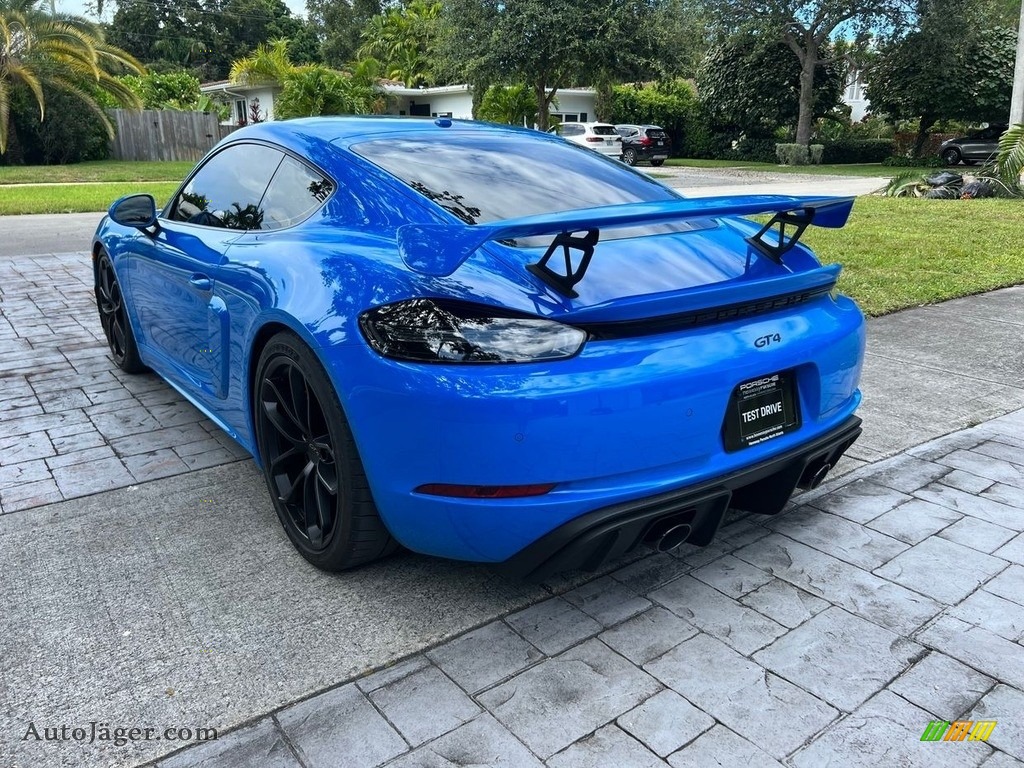 2023 718 Cayman GT4 - Shark Blue / Black photo #7