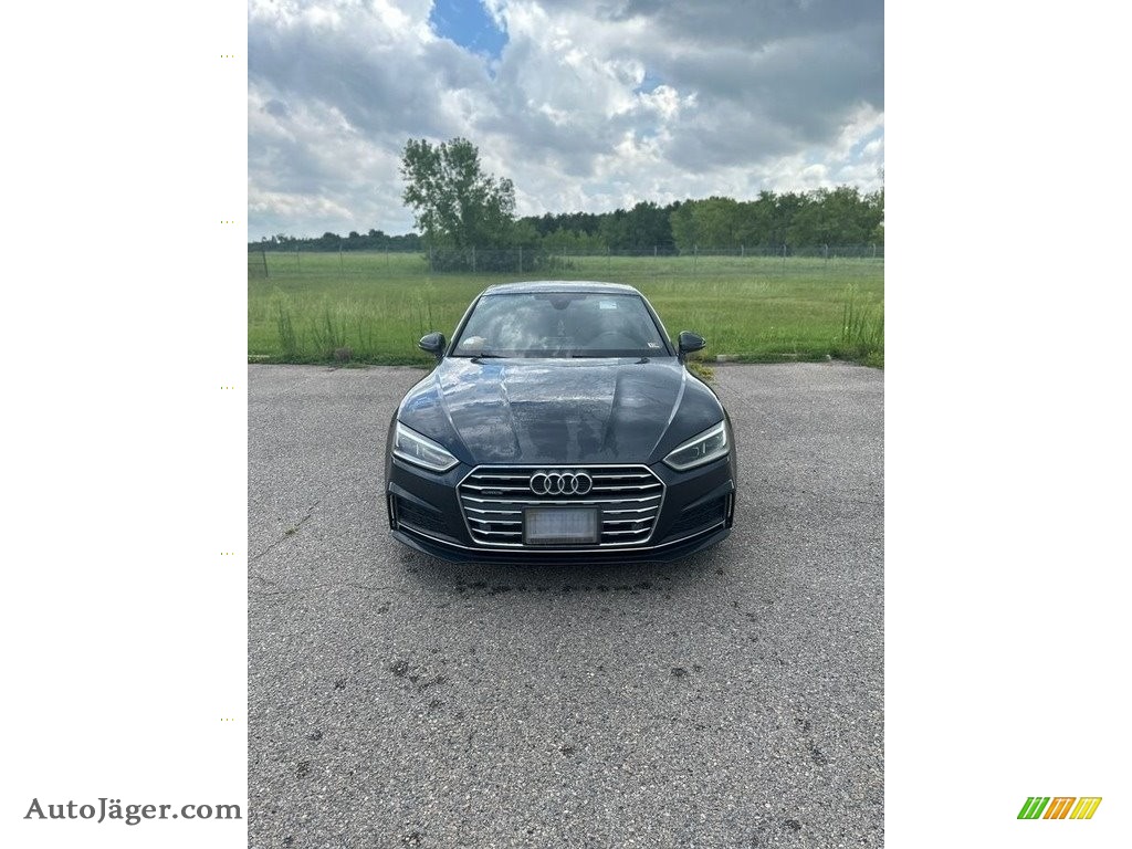 2018 A5 Premium Plus quattro Coupe - Manhattan Gray Metallic / Black photo #4
