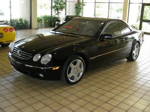 Black 2001 MercedesBenz CL 600