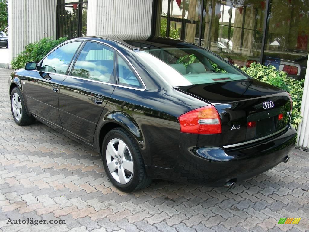 2003 A6 3.0 quattro Sedan - Brilliant Black / Platinum photo #5