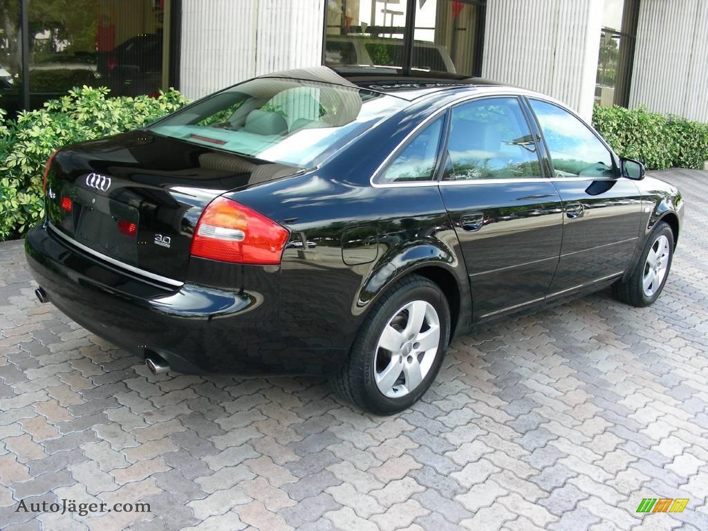 2003 A6 3.0 quattro Sedan - Brilliant Black / Platinum photo #6