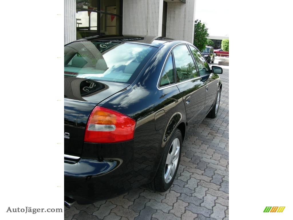 2003 A6 3.0 quattro Sedan - Brilliant Black / Platinum photo #9