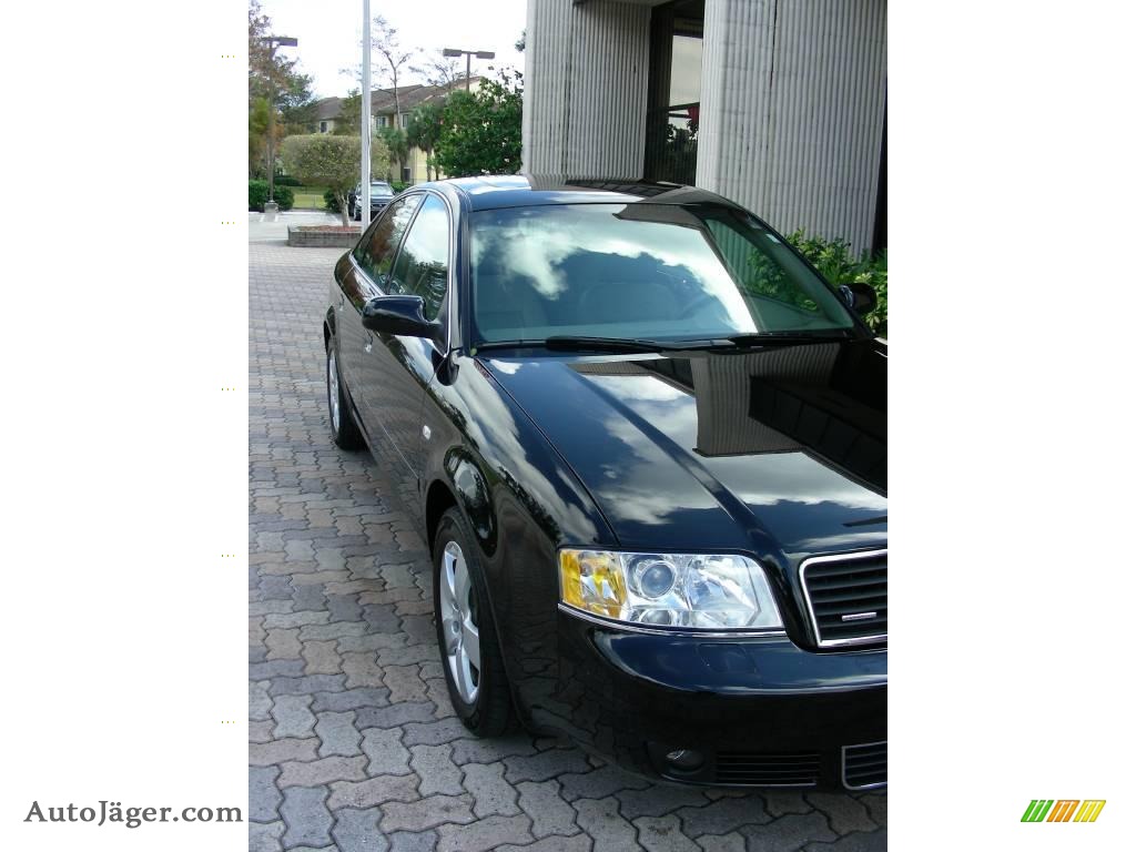 2003 A6 3.0 quattro Sedan - Brilliant Black / Platinum photo #10