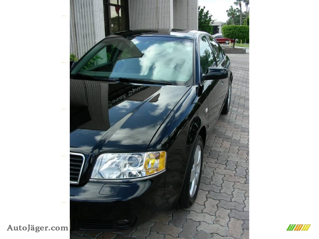 2003 A6 3.0 quattro Sedan - Brilliant Black / Platinum photo #11