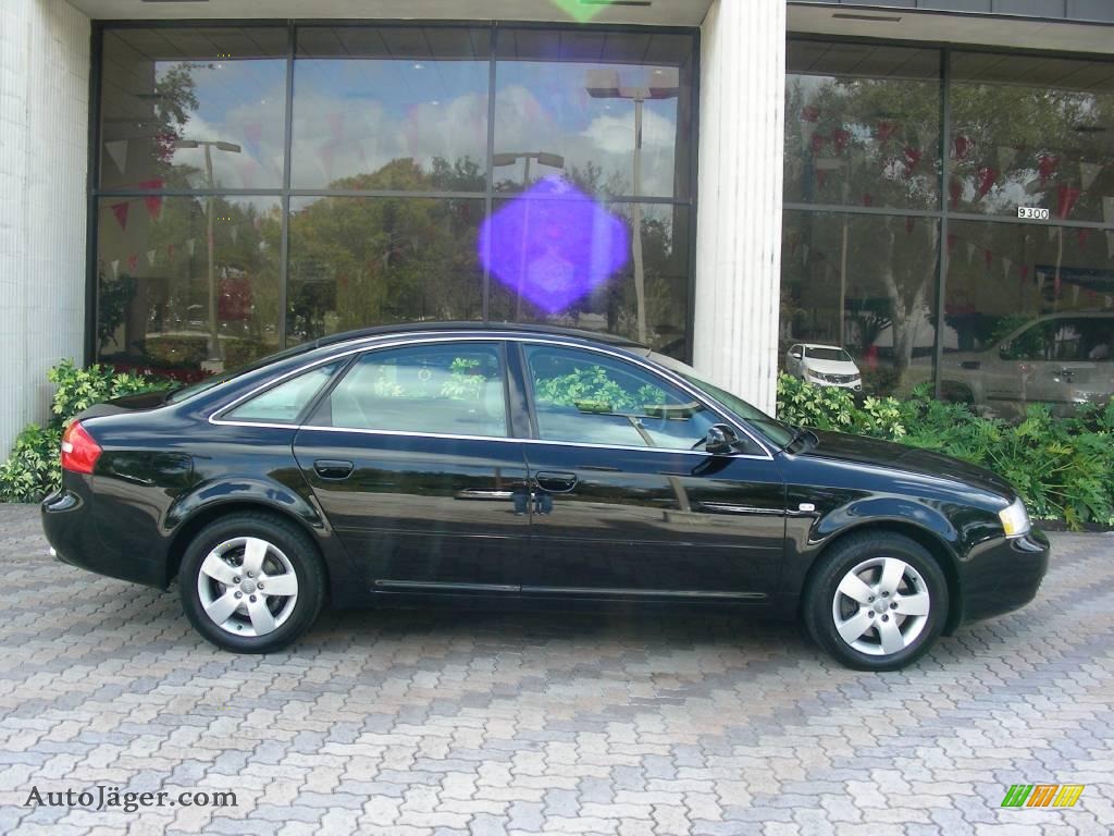 2003 A6 3.0 quattro Sedan - Brilliant Black / Platinum photo #12