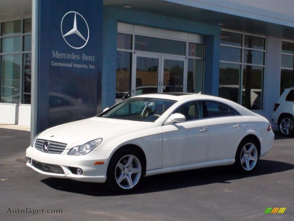 2008 Mercedes cls550 diamond white #4