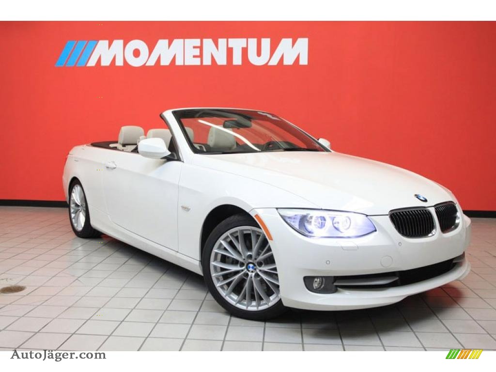 2011 Bmw 3 Series 335i Convertible In Alpine White Photo