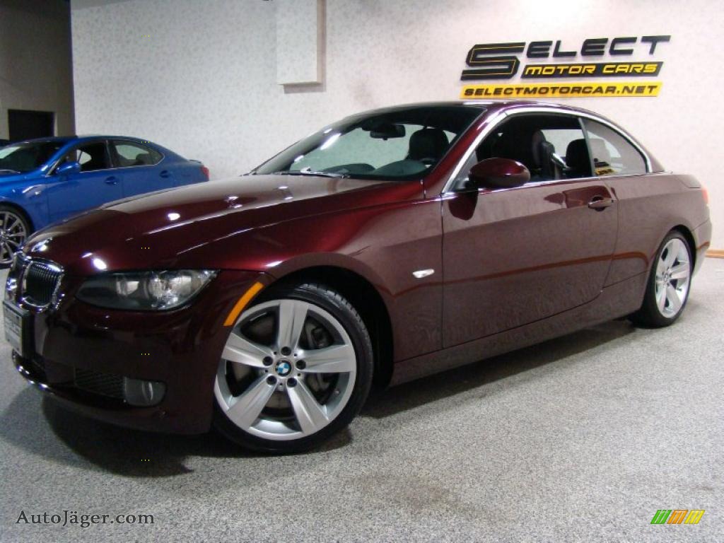 2008 Bmw 3 Series 335i Convertible In Barbera Red Metallic X53937 Barbera Red Metallic Black Bmw 3 Series 335i Convertible