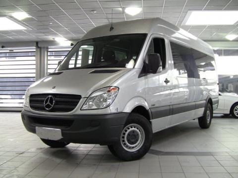 White Mercedes Sprinter Van. 2011 Mercedes-Benz Sprinter