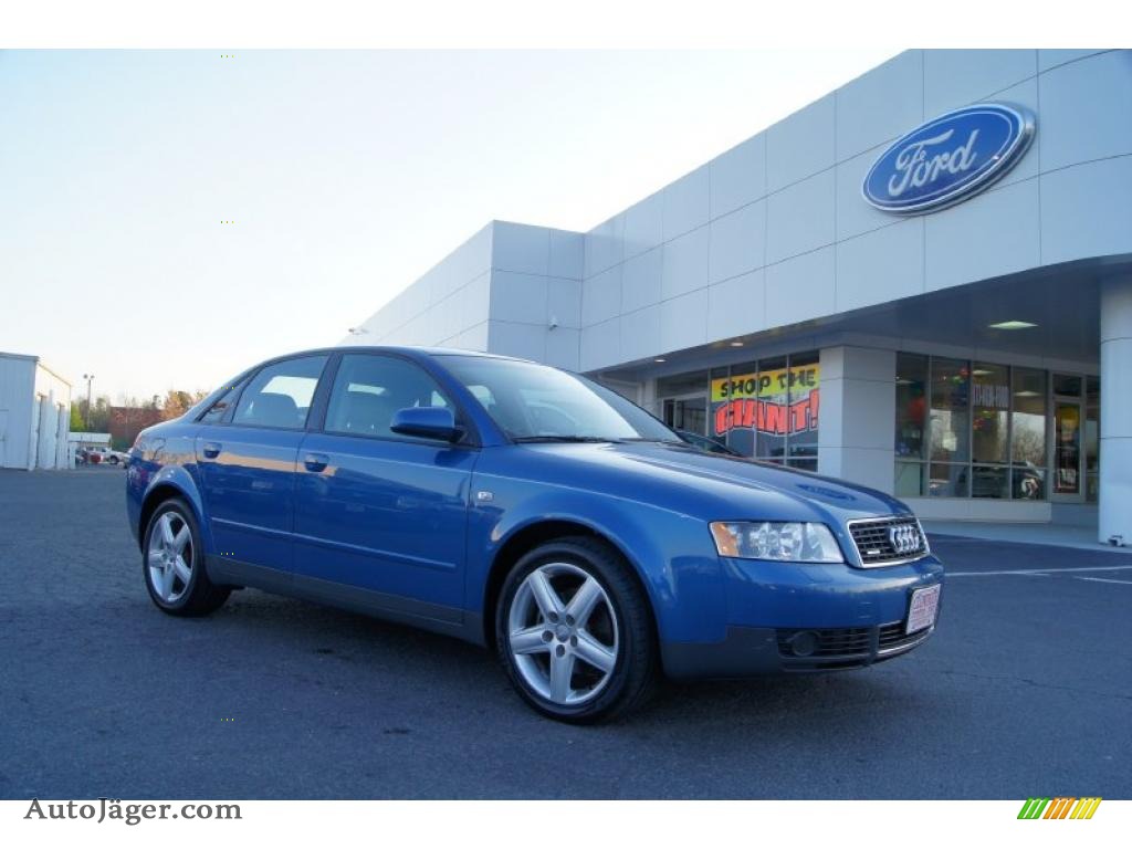 2003 Audi A4 1 8t Quattro Sedan In Denim Blue Pearl Effect