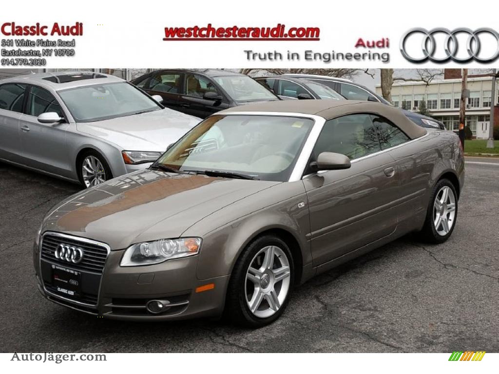 2008 Audi A4 2.0T quattro Cabriolet in Alpaka Beige Metallic