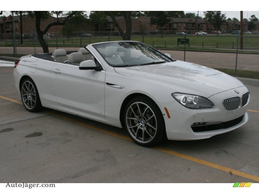 2012 BMW 6 Series 650i Convertible in Alpine White photo #3 - L71598 ...