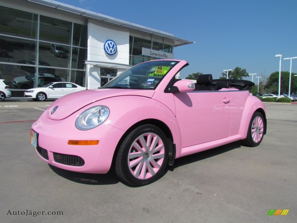 2010 Volkswagen New Beetle 2.5 Convertible in Pink 002930 Auto