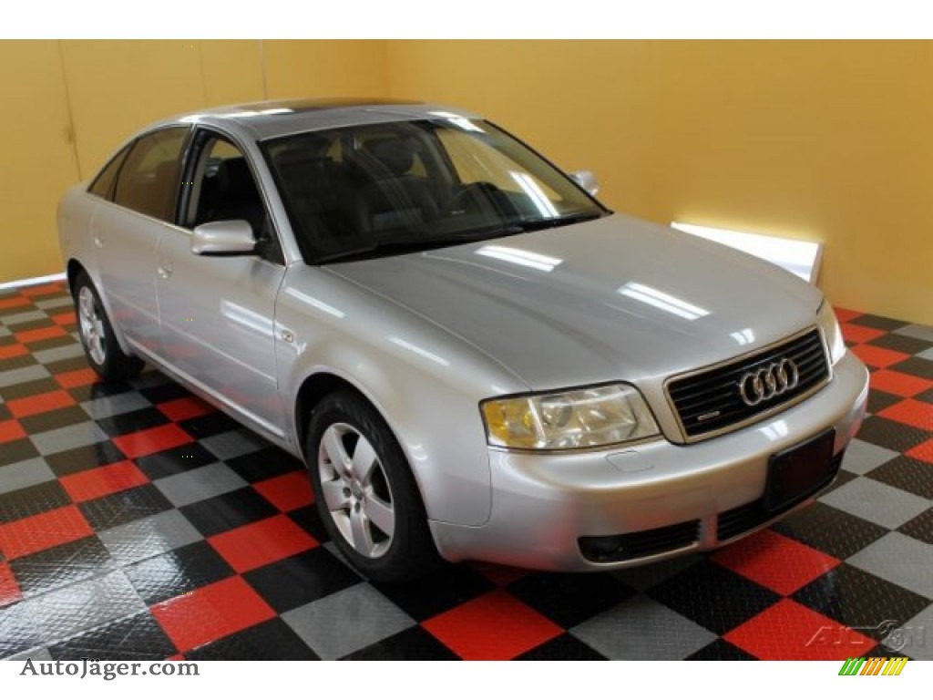 Light Silver Metallic / Ebony Audi A6 3.0 quattro Sedan