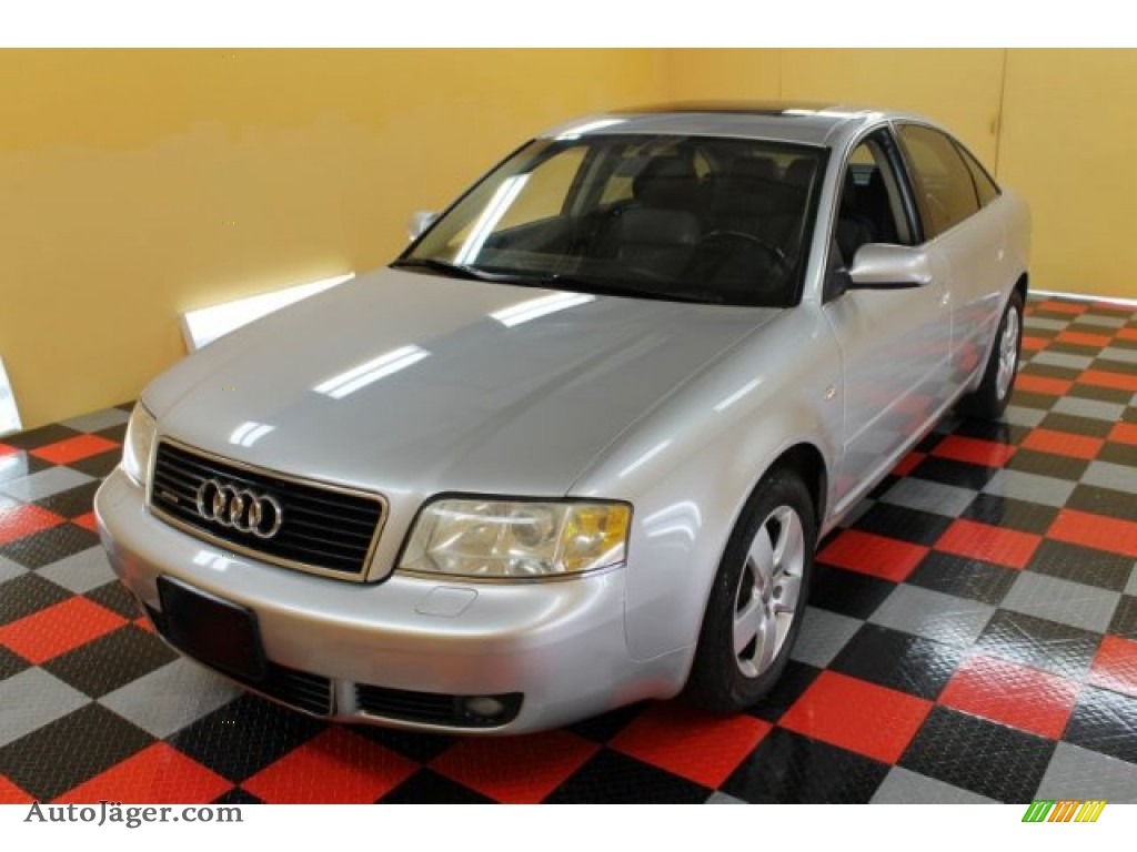 2003 A6 3.0 quattro Sedan - Light Silver Metallic / Ebony photo #2