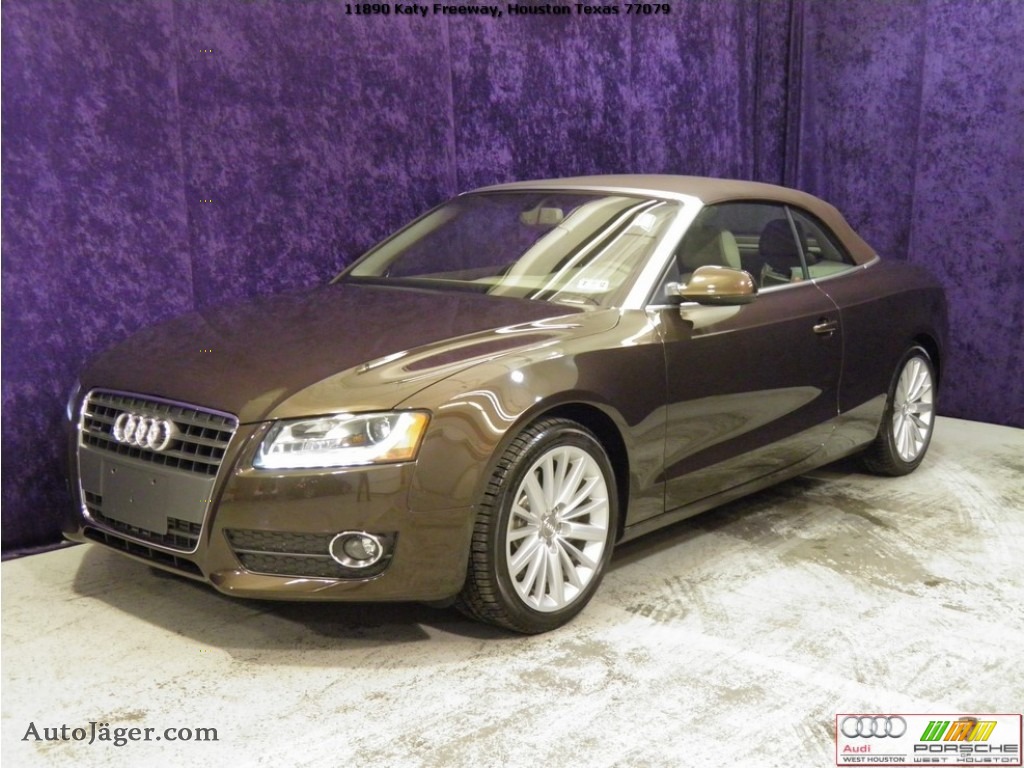 2011 Audi A5 2 0t Quattro Convertible In Teak Brown