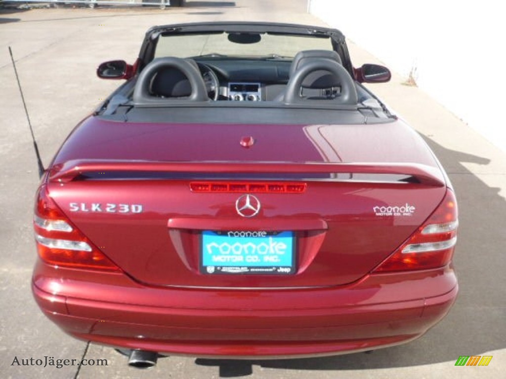 2003 Mercedes Benz Slk 230 Kompressor Roadster In Firemist Red 2003 Mercedes Benz Slk 230 Kompressor Roadster In Firemist Red Metallic Photo 4 291147