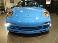 Porsche 911 Turbo S Cabriolet Paint to Sample Bright Blue photo #2