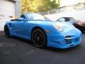 Porsche 911 Turbo S Cabriolet Paint to Sample Bright Blue photo #12