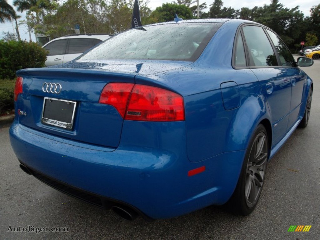 2008 Audi Rs4 4 2 Quattro Sedan In Sprint Blue Pearl