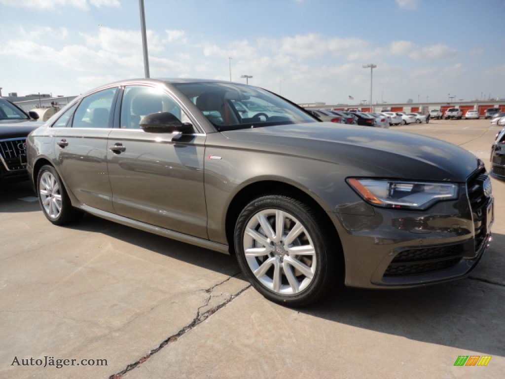 2012 Audi on Dakota Gray Metallic   Velvet Beige Audi A6 3 0t Quattro Sedan