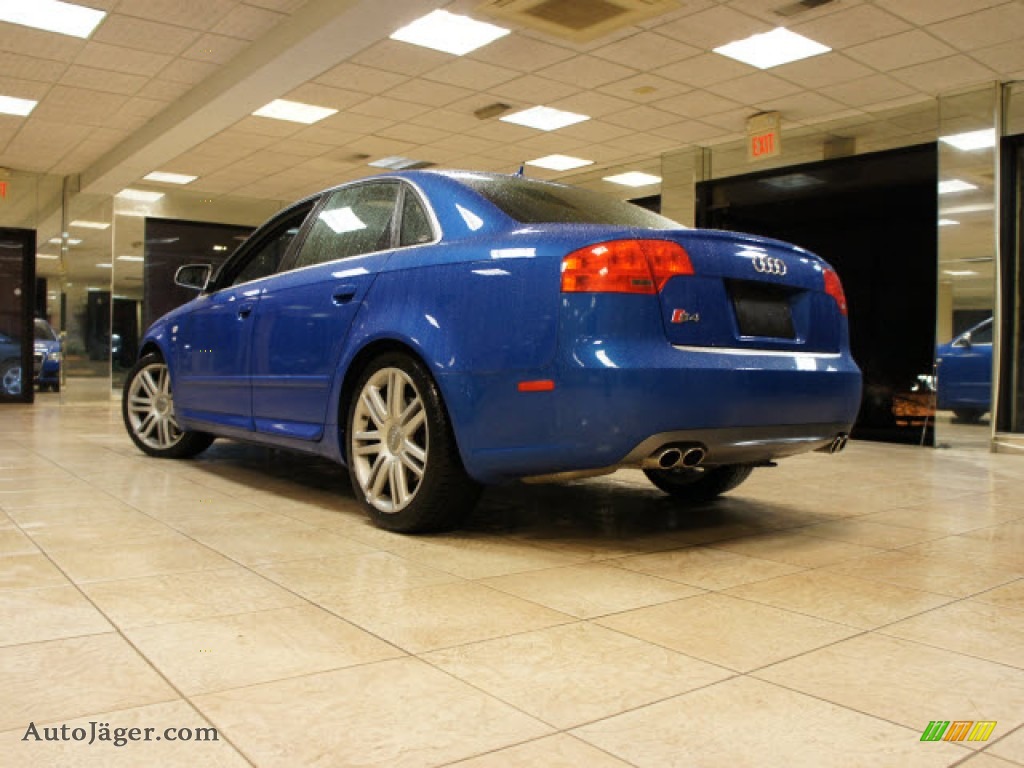 2007 S4 4.2 quattro Sedan - Sprint Blue Pearl Effect / Ebony photo #13