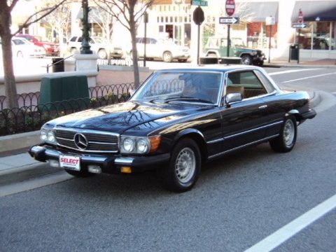 Black 1981 Mercedes-Benz SL Class 380 SLC Coupe