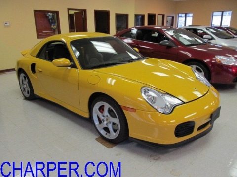 Speed Yellow Porsche 911 Turbo Cabriolet for sale