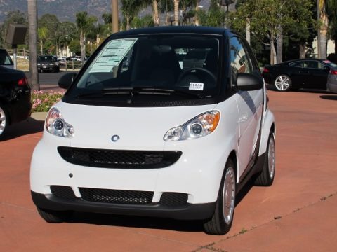 Crystal White 2012 Smart fortwo pure coupe Crystal White 2012 Smart fortwo pure coupe