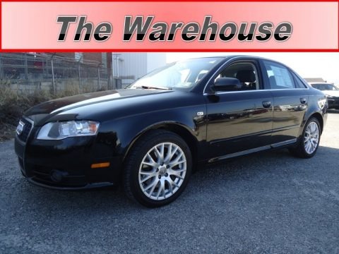 Brilliant Black 2008 Audi A4 2.0T Sedan Brilliant Black 2008 Audi A4 2.0T Sedan