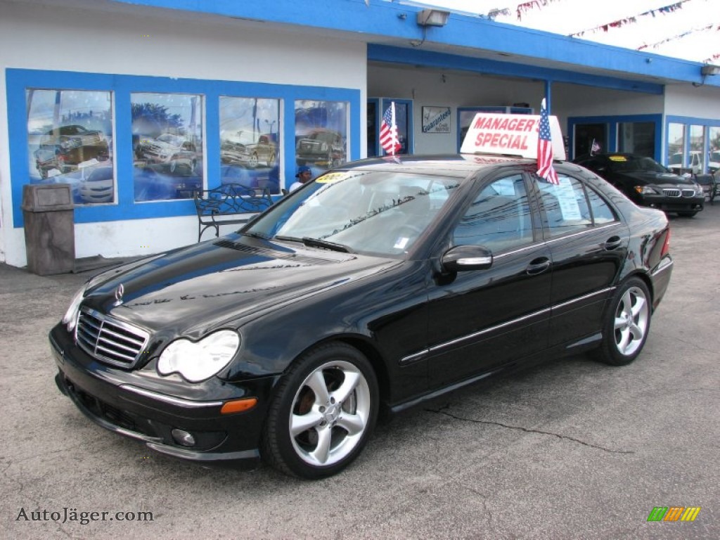 Black mercedes c230 kompressor #7