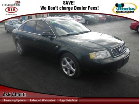 Irish Green Pearl Effect 2003 Audi A6 3.0 quattro Sedan Irish Green Pearl Effect 2003 Audi A6 3.0 quattro Sedan