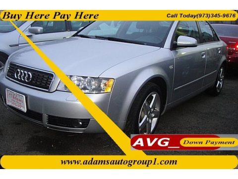 Light Silver Metallic 2004 Audi A4 1.8T quattro Sedan Light Silver Metallic 2004 Audi A4 1.8T quattro Sedan