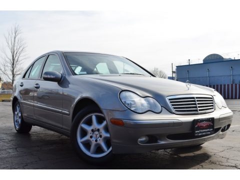 Pewter Silver Metallic 2003 Mercedes-Benz C 240 4Matic Sedan Pewter Silver Metallic 2003 Mercedes-Benz C 240 4Matic Sedan