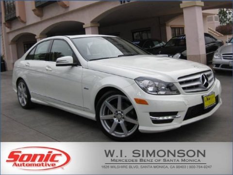 Arctic White 2012 Mercedes-Benz C 250 Sport Arctic White 2012 Mercedes-Benz C 250 Sport